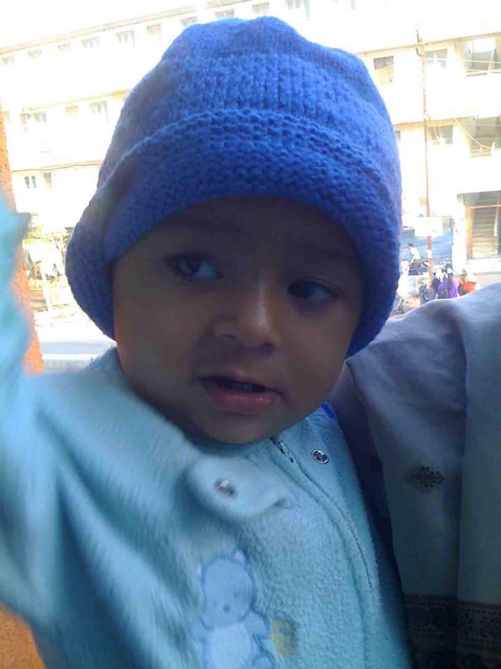 Prarthana as a child